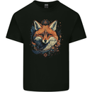 Fantasy Kitsune Japanese Folklore Fox Kids T-Shirt Childrens Black