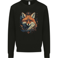 Fantasy Kitsune Japanese Folklore Fox Mens Sweatshirt Jumper Black