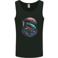 Fantasy Space Fish Mens Vest Tank Top Black