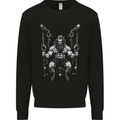 Fantasy Strong Man Gym Training Top Bodybuilder Mens Sweatshirt Jumper Black