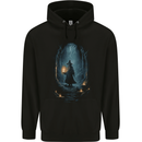 Fantasy Wizard Warlock 1 Mens 80% Cotton Hoodie Black