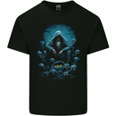 Fantasy Wizard Warlock 2 Mens Cotton T-Shirt Tee Top Black