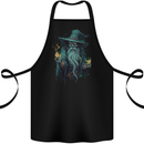 Fantasy Wizard Warlock 3 Cotton Apron 100% Organic Black