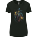 Fantasy Wizard Warlock 4 Womens Wider Cut T-Shirt Black