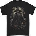 Fantasy Wizard Warlock 5 Mens T-Shirt 100% Cotton BLACK