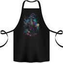 Fantasy Wizard Warlock 6 Cotton Apron 100% Organic Black