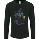 Fantasy Wizard Warlock 6 Mens Long Sleeve T-Shirt Black