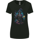 Fantasy Wizard Warlock 6 Womens Wider Cut T-Shirt Black
