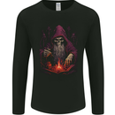 Fantasy Wizard Warlock 7 Mens Long Sleeve T-Shirt Black