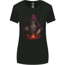 Fantasy Wizard Warlock 7 Womens Wider Cut T-Shirt Black