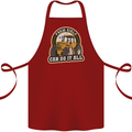 Farm Girls Can Do It All Funny Farming Cotton Apron 100% Organic Maroon