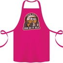 Farm Girls Can Do It All Funny Farming Cotton Apron 100% Organic Pink