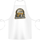 Farm Girls Can Do It All Funny Farming Cotton Apron 100% Organic White