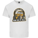 Farm Girls Can Do It All Funny Farming Kids T-Shirt Childrens White