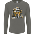 Farm Girls Can Do It All Funny Farming Mens Long Sleeve T-Shirt Charcoal