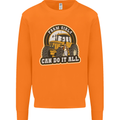 Farm Girls Can Do It All Funny Farming Mens Sweatshirt Jumper Orange