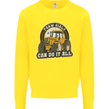 Farm Girls Can Do It All Funny Farming Mens Sweatshirt Jumper Yellow