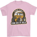 Farm Girls Can Do It All Funny Farming Mens T-Shirt 100% Cotton Light Pink