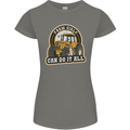Farm Girls Can Do It All Funny Farming Womens Petite Cut T-Shirt Charcoal