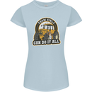 Farm Girls Can Do It All Funny Farming Womens Petite Cut T-Shirt Light Blue
