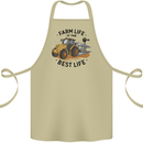 Farm Life is the Best Life Farming Farmer Cotton Apron 100% Organic Khaki