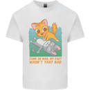 Fart Wasnt That Bad Funny Flatulence Cat Farting Kids T-Shirt Childrens White