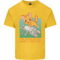 Fart Wasnt That Bad Funny Flatulence Cat Farting Kids T-Shirt Childrens Yellow