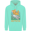 Fart Wasnt That Bad Funny Flatulence Cat Farting Mens 80% Cotton Hoodie Peppermint