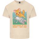 Fart Wasnt That Bad Funny Flatulence Cat Farting Mens Cotton T-Shirt Tee Top Natural