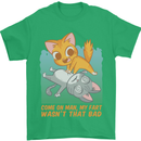 Fart Wasnt That Bad Funny Flatulence Cat Farting Mens T-Shirt 100% Cotton Irish Green