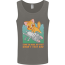 Fart Wasnt That Bad Funny Flatulence Cat Farting Mens Vest Tank Top Charcoal