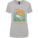 Fart Wasnt That Bad Funny Flatulence Cat Farting Womens Wider Cut T-Shirt Sports Grey