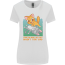 Fart Wasnt That Bad Funny Flatulence Cat Farting Womens Wider Cut T-Shirt White