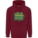 Farting is Just My Way of Saying That I Love You Childrens Kids Hoodie Maroon