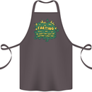 Farting is Just My Way of Saying That I Love You Cotton Apron 100% Organic Dark Grey