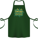 Farting is Just My Way of Saying That I Love You Cotton Apron 100% Organic Forest Green