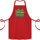 Farting is Just My Way of Saying That I Love You Cotton Apron 100% Organic Red