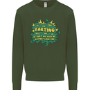 Farting is Just My Way of Saying That I Love You Kids Sweatshirt Jumper Forest Green