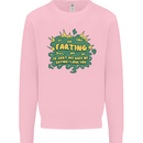Farting is Just My Way of Saying That I Love You Kids Sweatshirt Jumper Light Pink