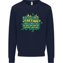 Farting is Just My Way of Saying That I Love You Kids Sweatshirt Jumper Navy Blue