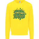 Farting is Just My Way of Saying That I Love You Kids Sweatshirt Jumper Yellow