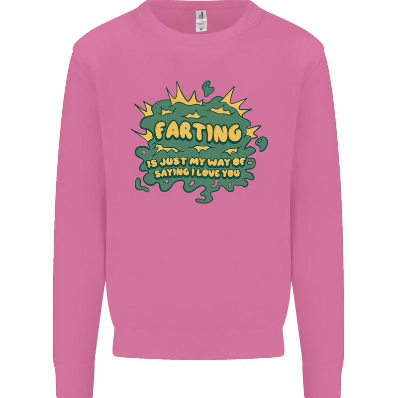 Farting is Just My Way of Saying That I Love You Mens Sweatshirt Jumper Azalea