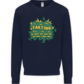 Farting is Just My Way of Saying That I Love You Mens Sweatshirt Jumper Navy Blue