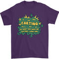 Farting is Just My Way of Saying That I Love You Mens T-Shirt 100% Cotton Purple