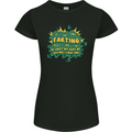 Farting is Just My Way of Saying That I Love You Womens Petite Cut T-Shirt Black