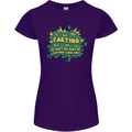 Farting is Just My Way of Saying That I Love You Womens Petite Cut T-Shirt Purple