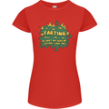 Farting is Just My Way of Saying That I Love You Womens Petite Cut T-Shirt Red