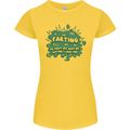 Farting is Just My Way of Saying That I Love You Womens Petite Cut T-Shirt Yellow