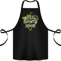 Farts are the Ghosts of Food Funny Flatulence Farting Cotton Apron 100% Organic Black