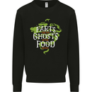 Farts are the Ghosts of Food Funny Flatulence Farting Kids Sweatshirt Jumper Black